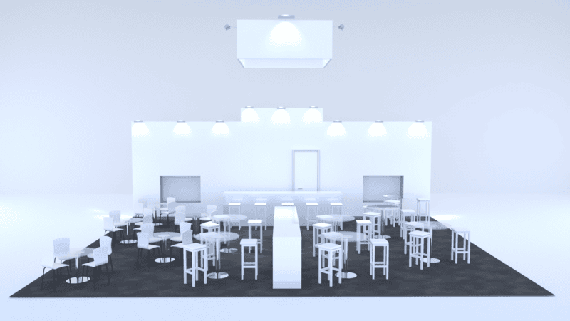 Exhibition Stand “New York” 11x10,5m | Hire in Berlin Exhibition Stand “New York” 11x10,5m | Hire in Berlin