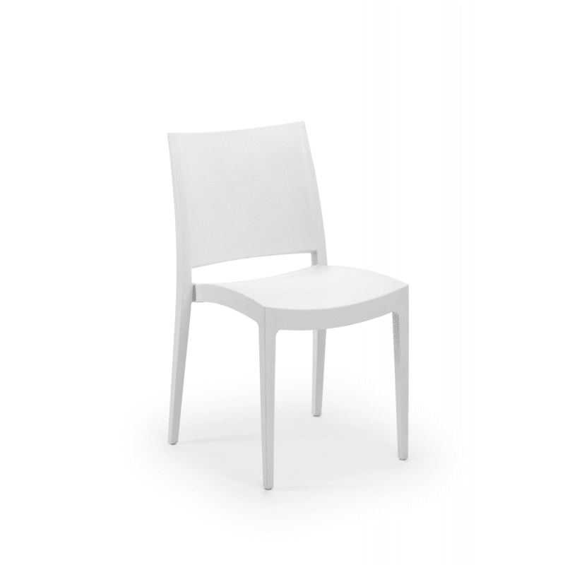 Berlin Designer Chair Hire – Elegant White Seat 80 cm High