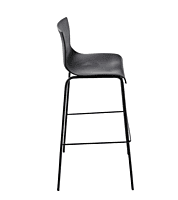 black bar stool hire Berlin – sleek black stool silhouette with modern aesthetic