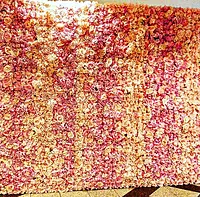 Flower Wall Rental Berlin – Silk Floral Backdrop 250 × 300 cm (Pink)