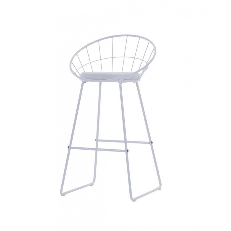 white bar stool hire Berlin – top view of seat curvature and material finish white bar stool hire Berlin – top view of seat curvature and material finish