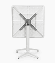 Square Folding Table Hire in Berlin – 70 × 70 × 80 cm White Square Folding Table Hire in Berlin – 70 × 70 × 80 cm White