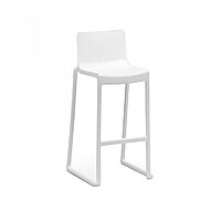 White Polypropylene Bar Stool Hire in Berlin – Clean & Modern Seating