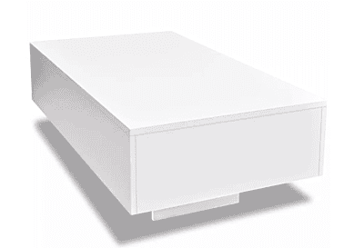 White Lounge Table Hire in Berlin – 85×55×31 cm, High-Gloss Finish White Lounge Table Hire in Berlin – 85×55×31 cm, High-Gloss Finish