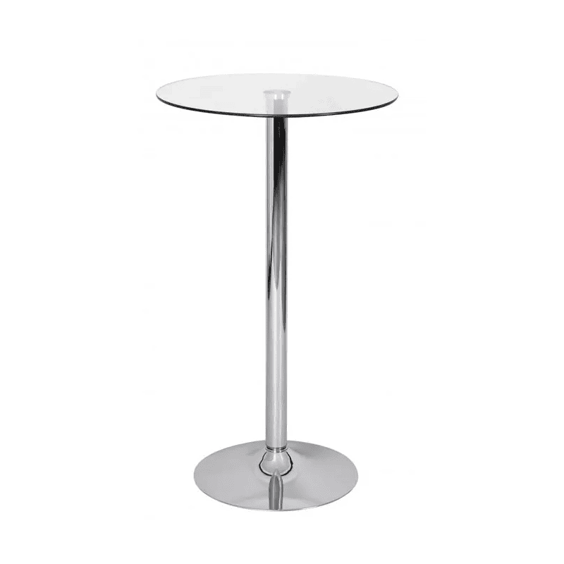 Glass Bar Table Hire in Berlin – Elegant 105 cm Standing Table Glass Bar Table Hire in Berlin – Elegant 105 cm Standing Table