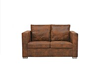 Brown Suede 2‑Seater Sofa Hire in Berlin – Stylish & Comfortable Lounge Seating