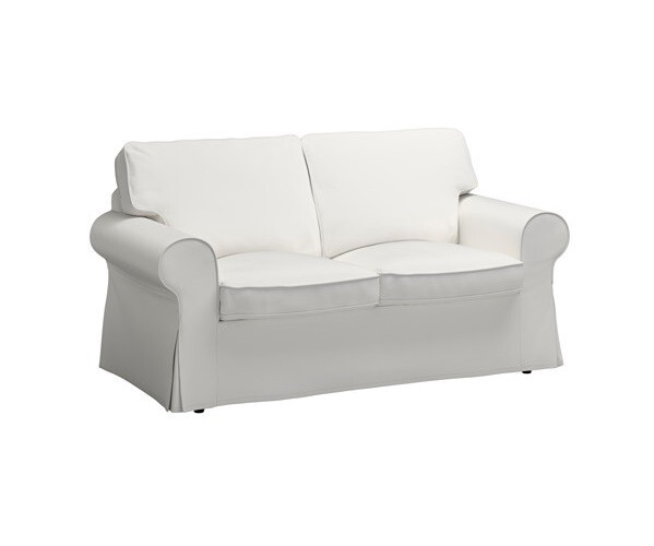 White Fabric Sofa Hire in Berlin – Elegant 2‑Seater for Modern Events