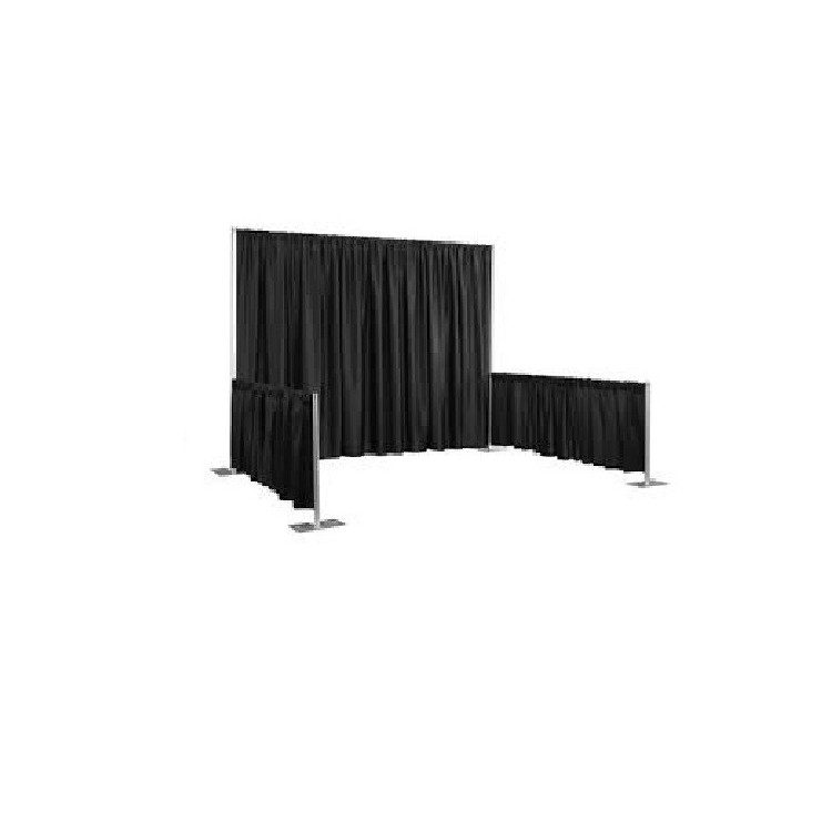pipe and drape hire Berlin – red fabric drape for stage backdrop setup pipe and drape hire Berlin – red fabric drape for stage backdrop setup