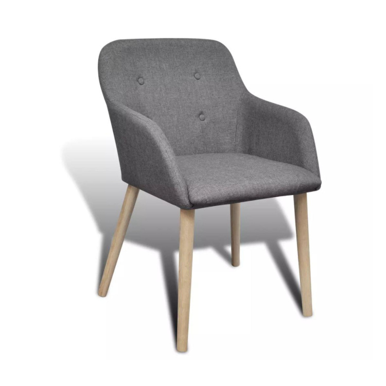 Berlin Grey Padded Lounge Chair Hire – Upholstered Polyester Seat 84 cm