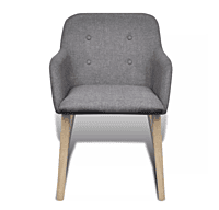Berlin Grey Padded Lounge Chair Hire – Upholstered Polyester Seat 84 cm