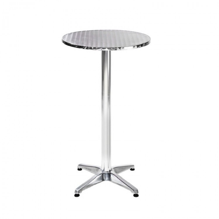 bistro high table hire Berlin – steel cocktail table at reception bistro high table hire Berlin – steel cocktail table at reception
