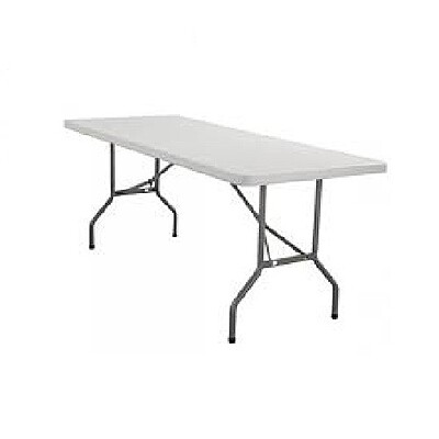 Buffet Table Hire in Berlin – White Folding Buffet & Catering Table