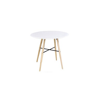 round Scandic table hire Berlin – lounge corner with Scandinavian round table