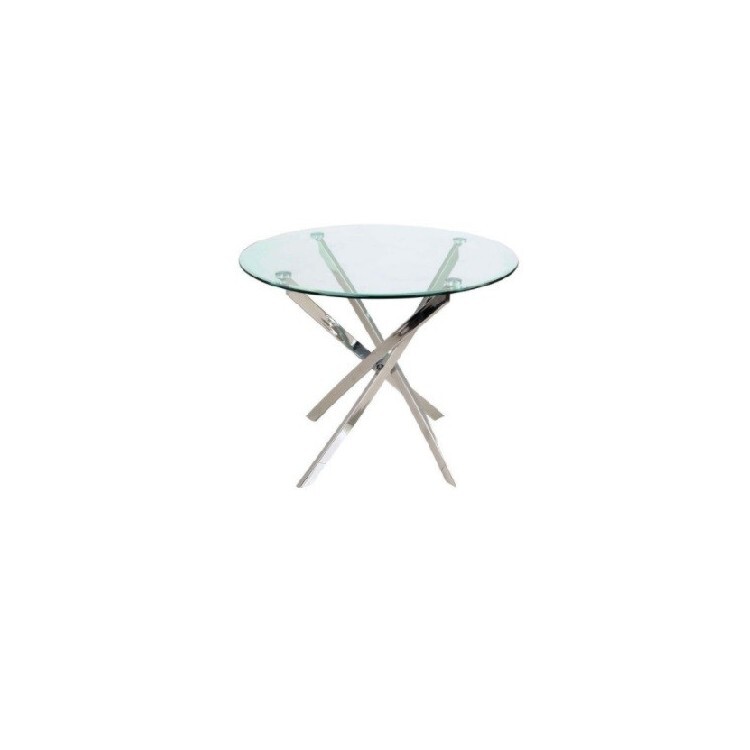 round glass table hire Berlin – round glass-top table with metal frame in lounge round glass table hire Berlin – round glass-top table with metal frame in lounge