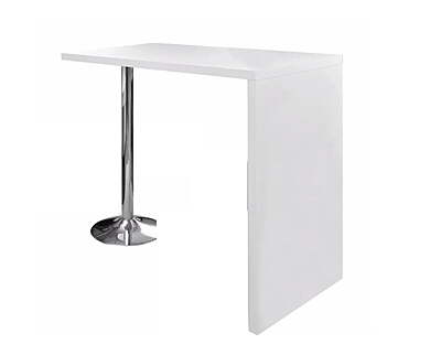 Bar Table Hire in Berlin – 113 × 40 × 106 cm MDF & Chrome Bar Table Hire in Berlin – 113 × 40 × 106 cm MDF & Chrome