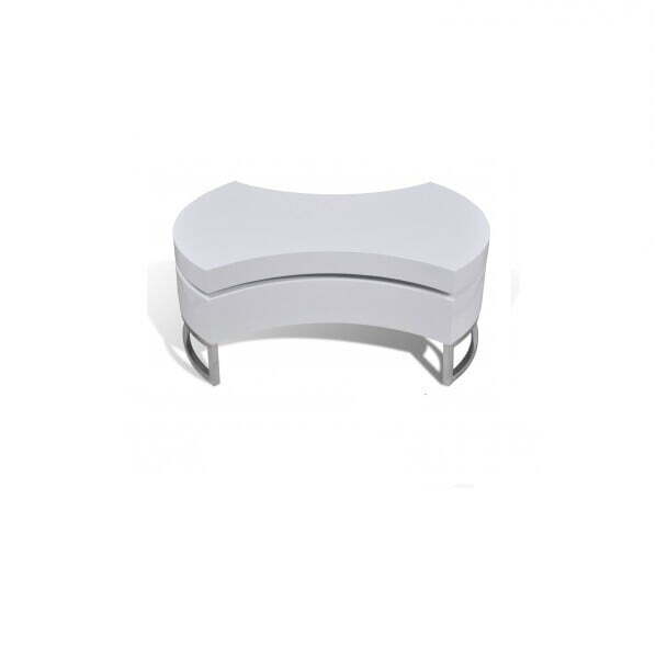 High‑Gloss Coffee Table Hire in Berlin – White Extendable MDF (80 × 35→58 × 32.5 cm) High‑Gloss Coffee Table Hire in Berlin – White Extendable MDF (80 × 35→58 × 32.5 cm)