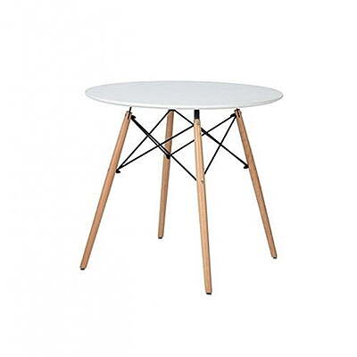 round Scandic table hire Berlin – Scandinavian round table with natural top round Scandic table hire Berlin – Scandinavian round table with natural top
