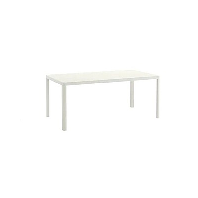 Large Rectangular Table Hire in Berlin – 180 × 90 × 74 cm White