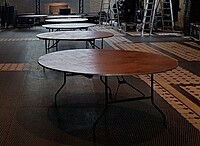 180 cm Round Banquet Table Hire in Berlin – Event-Ready Elegance