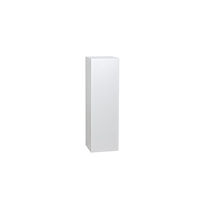 Berlin Display Plinth Hire – White MDF Gallery Pedestal 80 cm