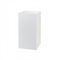 Berlin Display Plinth Hire – White MDF Gallery Pedestal 100 cm x 40cm