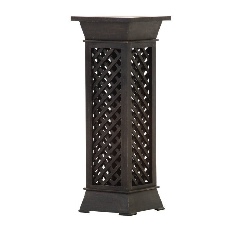 Berlin Black Display Plinth Hire – Cube Pedestal 80 cm