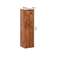 Berlin Wooden Display Plinth Hire – Tall Wood Pedestal 75 cm