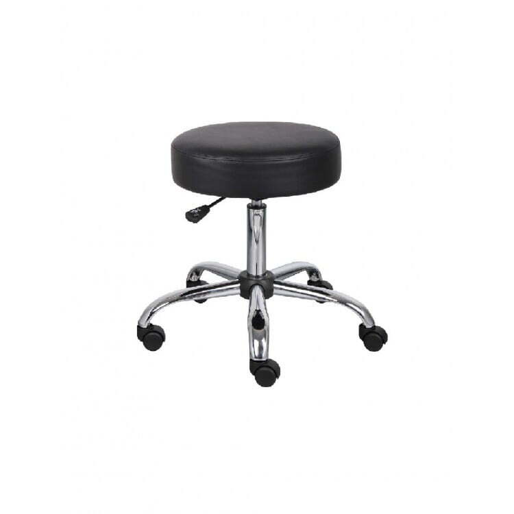Berlin Office Stool Hire – Rolling Faux Leather Seat 49–61 cm Berlin Office Stool Hire – Rolling Faux Leather Seat 49–61 cm