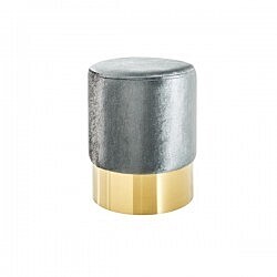 Berlin Velvet Stool Hire – Round Plush Ottoman Ø 35 cm
