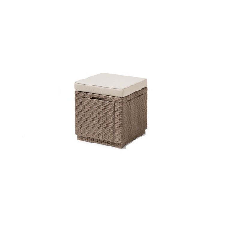 Berlin Beige Stool Hire – Compact 42 × 42 cm Pouf Berlin Beige Stool Hire – Compact 42 × 42 cm Pouf