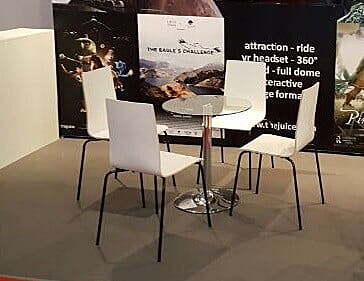 Berlin White Conference Chair Hire – Wood & Aluminium Seat 86 cm Berlin White Conference Chair Hire – Wood & Aluminium Seat 86 cm