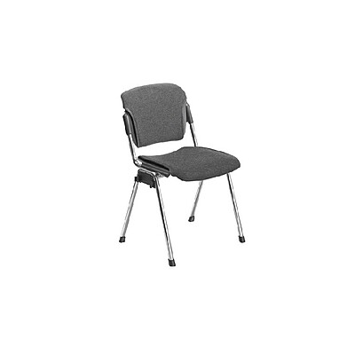 Berlin Grey Conference Chair Hire – Upholstered Event Seat 85 cm