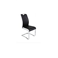 Berlin Black Faux‑Leather Event Chair Hire – 98 cm Overall Height