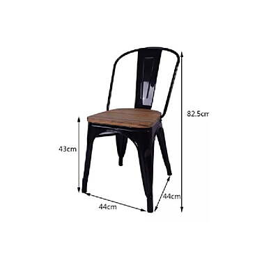 Berlin Industrial‑Style Dining Chair Hire – Black Steel Seat 84 cm Berlin Industrial‑Style Dining Chair Hire – Black Steel Seat 84 cm
