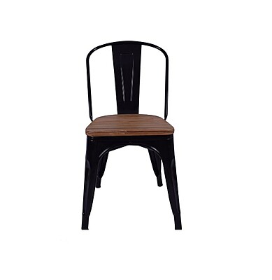 Berlin Industrial‑Style Dining Chair Hire – Black Steel Seat 84 cm Berlin Industrial‑Style Dining Chair Hire – Black Steel Seat 84 cm