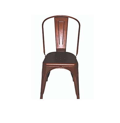 Berlin Industrial Chair Hire – Copper Metal Seat 82.5 cm