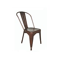 Berlin Industrial Chair Hire – Copper Metal Seat 82.5 cm