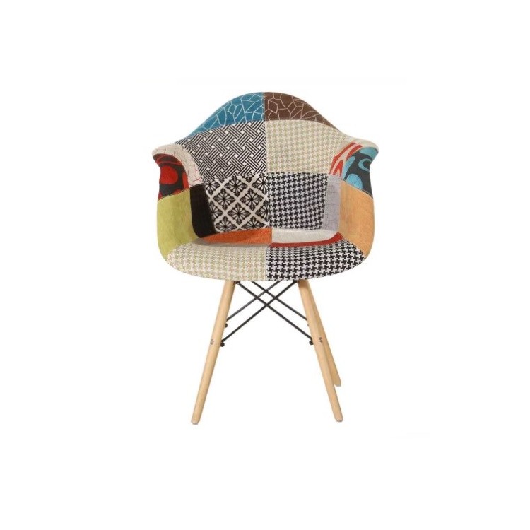Berlin Patchwork Chair Hire – Upholstered Artisan Seat 82 cm