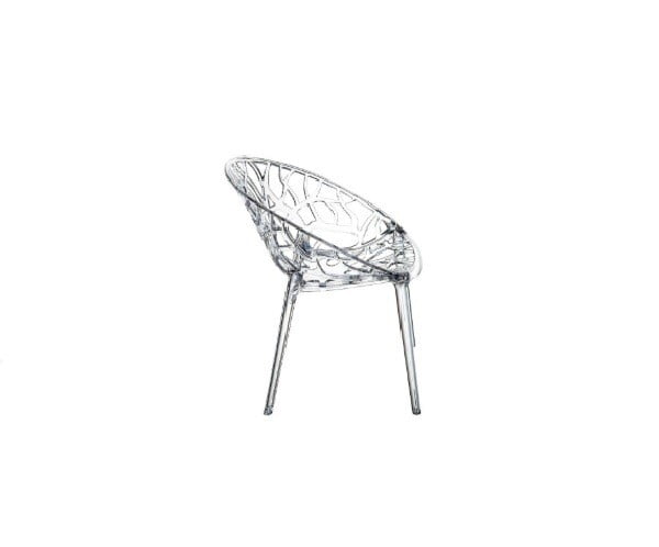 Berlin Transparent Chair Hire – Minimalist Clear Seat 82 cm Berlin Transparent Chair Hire – Minimalist Clear Seat 82 cm