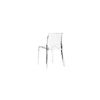 Berlin Ghost Chair Hire – Transparent Polycarbonate Seat 84 cm
