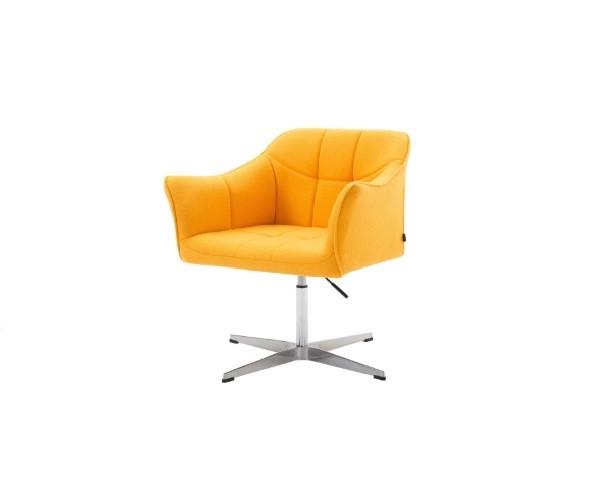 Berlin Yellow Swivel Chair Hire – Adjustable Height Modern Seat