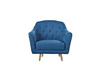 Berlin Blue Club Chair Hire – Upholstered Lounge Seat 72 cm High