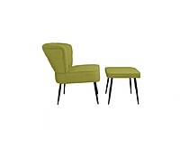Berlin Green Vintage Club Chair Hire – Upholstered Seat 80 cm High