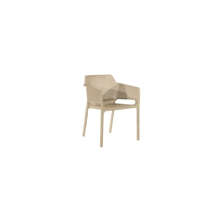 Berlin Beige Plastic Chair Hire – Contemporary Seat 84 cm
