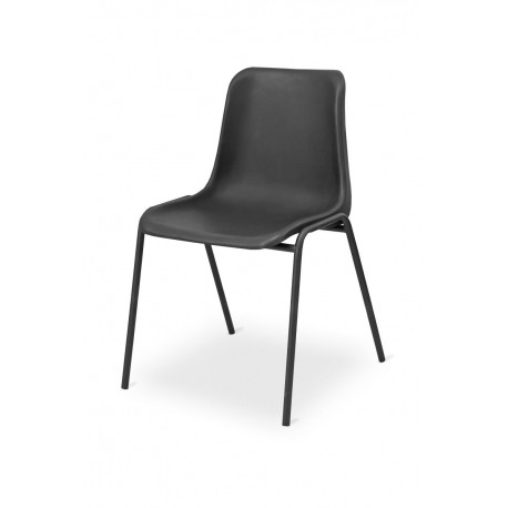 Berlin Black Polypropylene Conference Chair Hire – Lightweight Seat 80 cm High