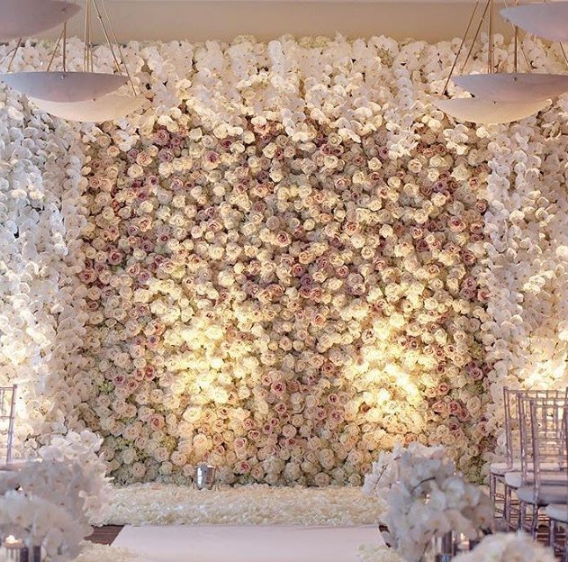 Rent a Flower Wall in Berlin (Silk Blossom Decorative Hedge)