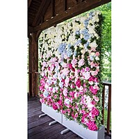 Rent a Flower Wall in Berlin (Silk Blossom Decorative Hedge)