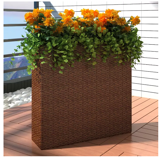 Rent an Outdoor Rattan Planter in Berlin Rent an Outdoor Rattan Planter in Berlin