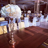 Rent a Gold Candle Holder in Berlin (3 Size Options: 40×14 cm, 48×14 cm, 54×14 cm)