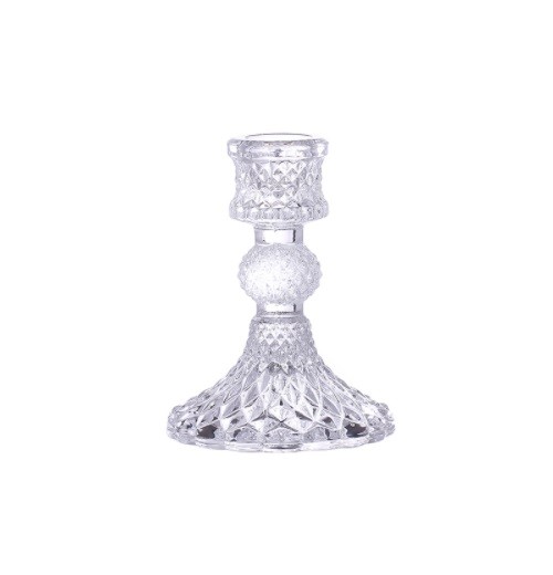 Rent a Crystal Candle Holder in Berlin (Approx. 10 cm Glass Pedestal)
